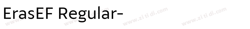 ErasEF Regular字体转换